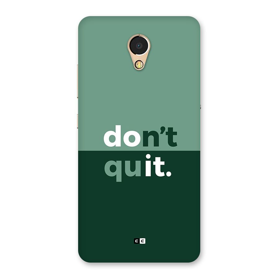 Do Not Quit Back Case for Lenovo P2