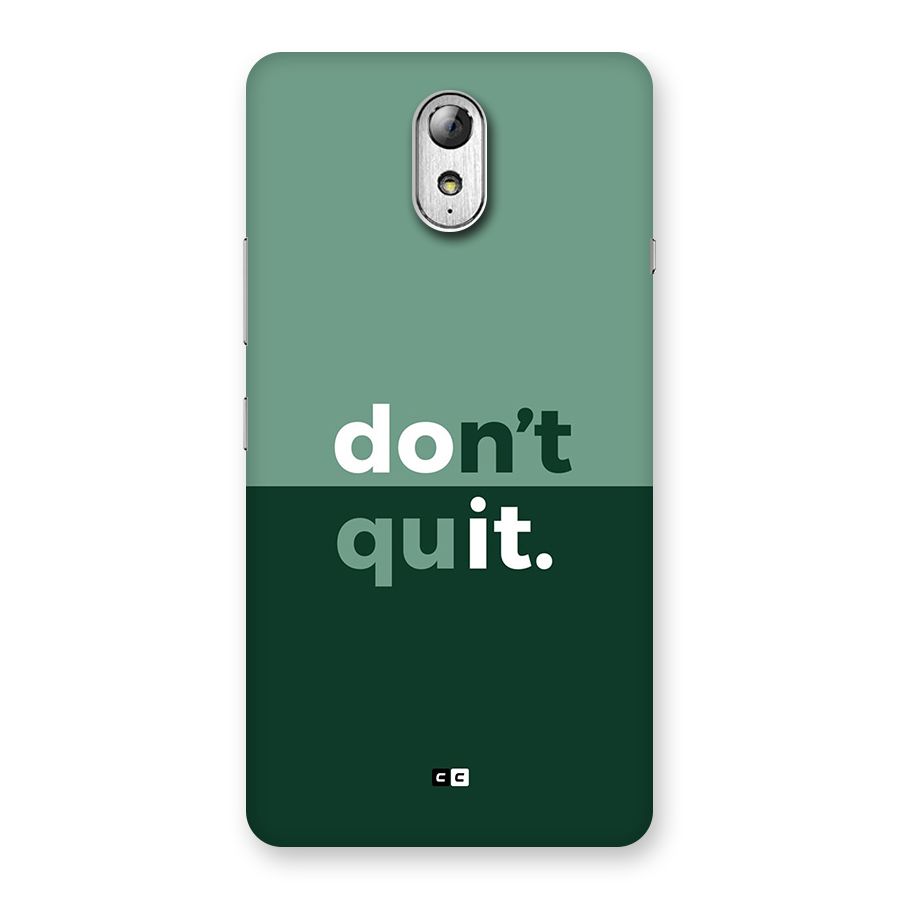 Do Not Quit Back Case for Lenovo Vibe P1M