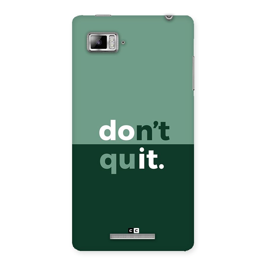 Do Not Quit Back Case for Lenovo Vibe Z K910