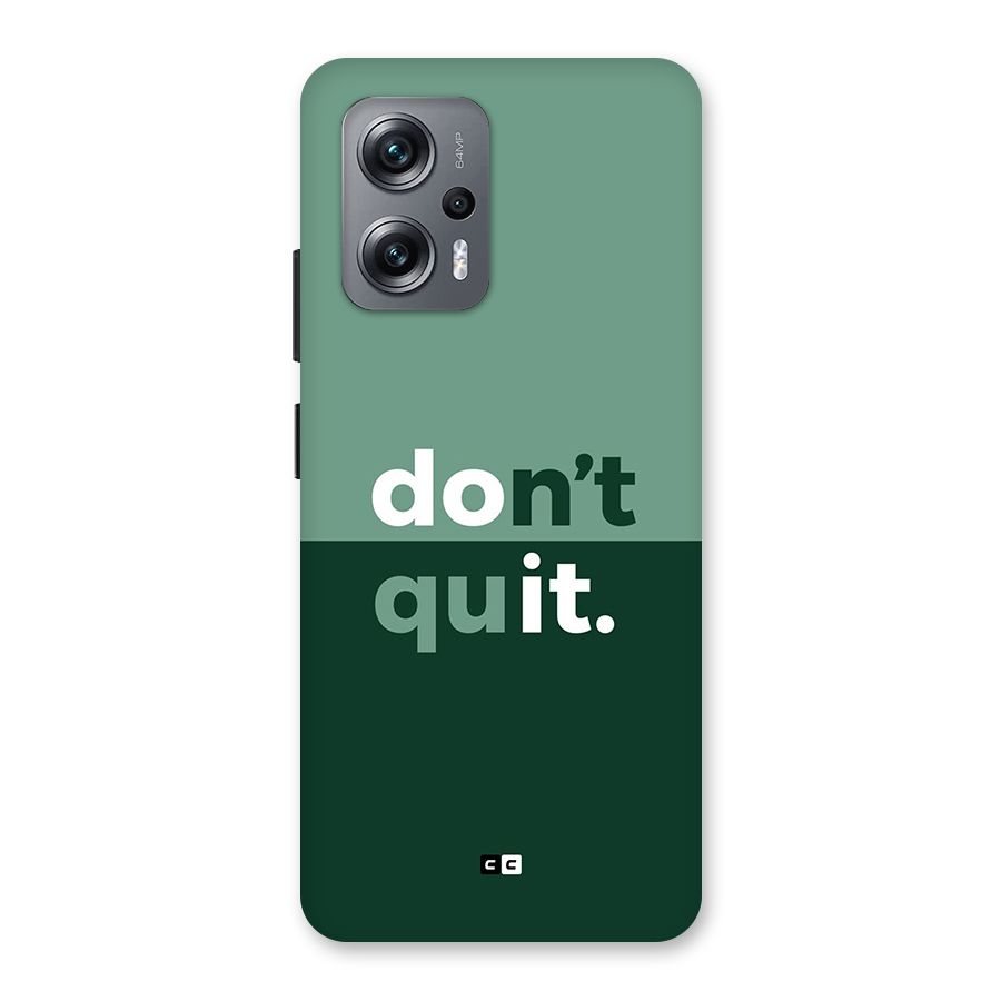 Do Not Quit Back Case for Redmi K50i