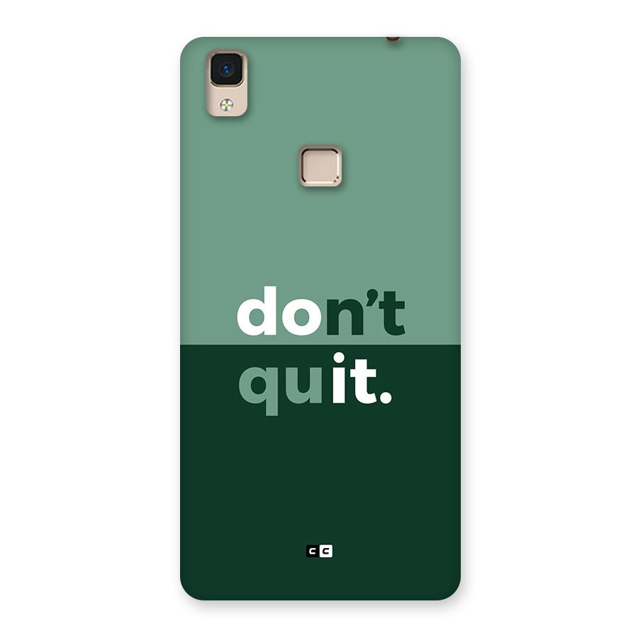 Do Not Quit Back Case for V3 Max