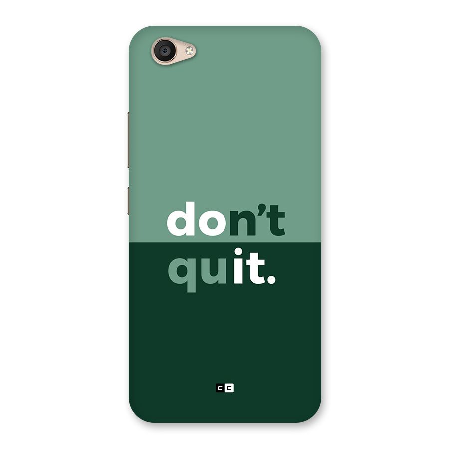 Do Not Quit Back Case for Vivo V5 Plus