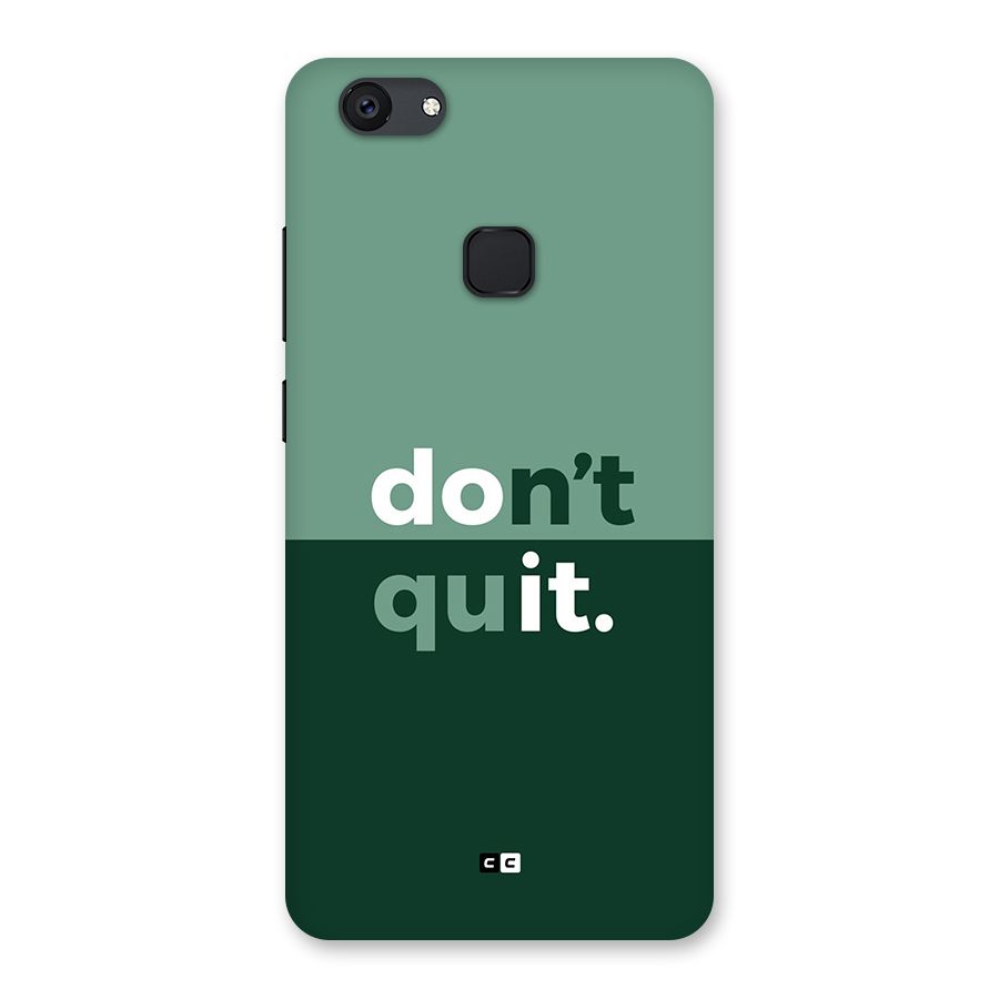 Do Not Quit Back Case for Vivo V7 Plus