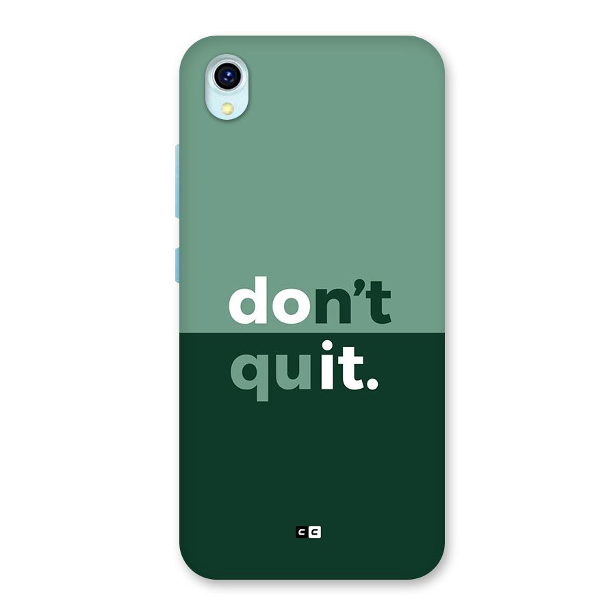 Do Not Quit Back Case for Vivo Y1s