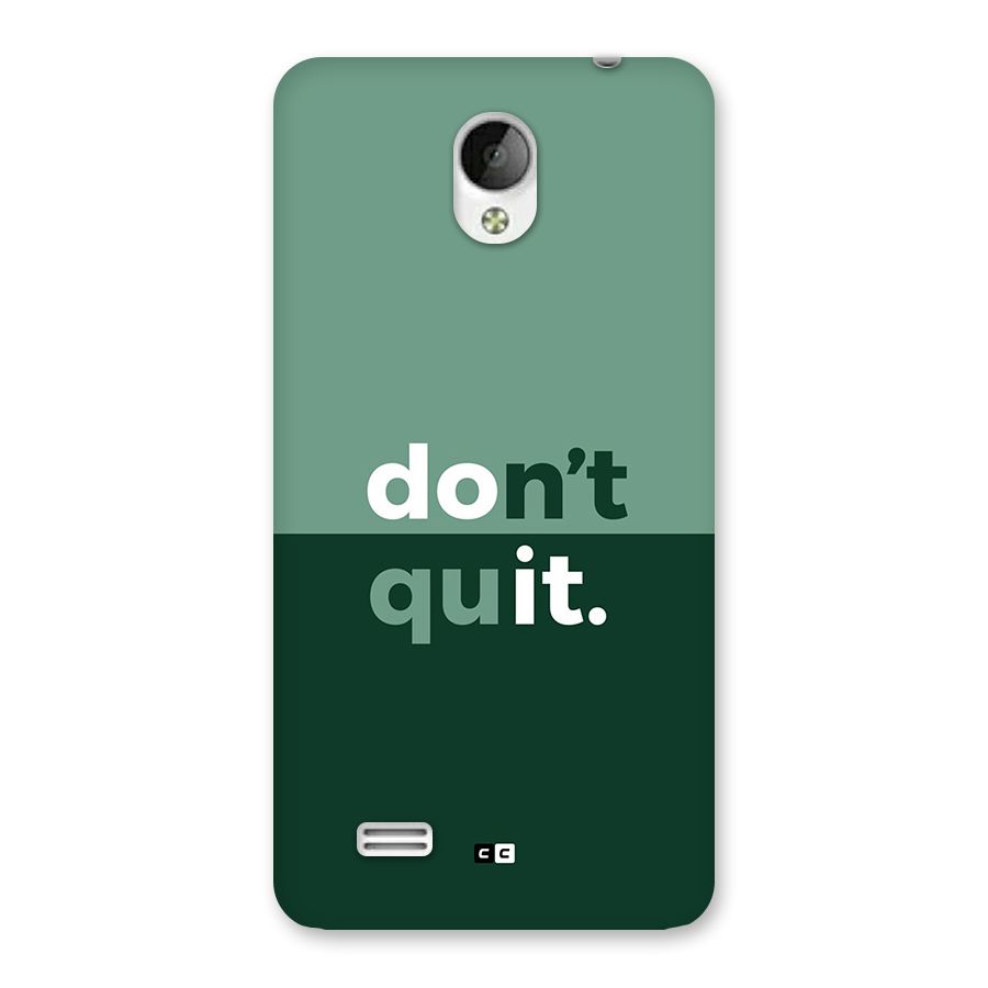 Do Not Quit Back Case for Vivo Y21