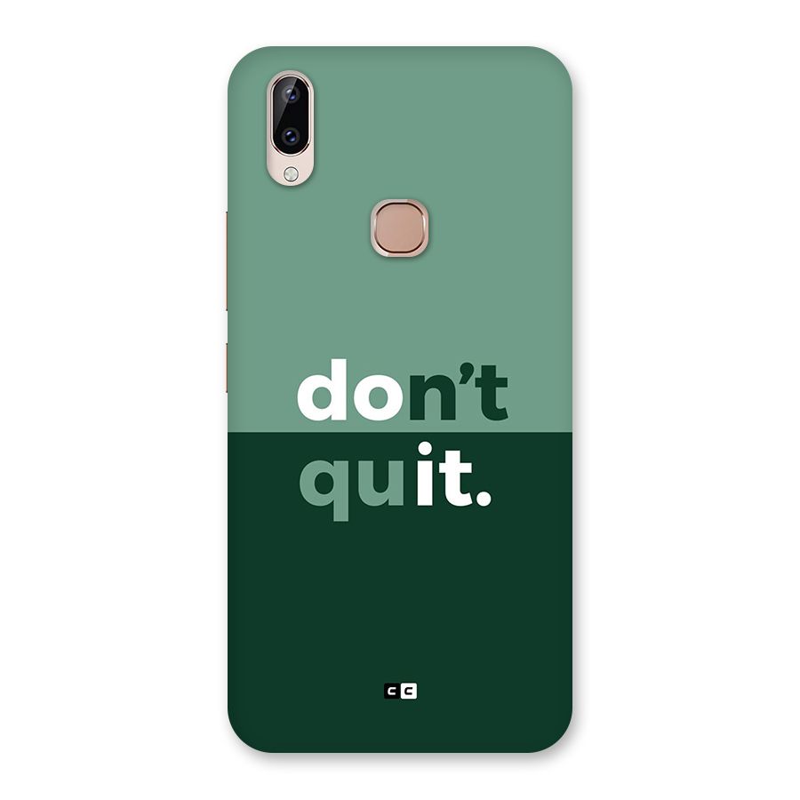 Do Not Quit Back Case for Vivo Y83 Pro