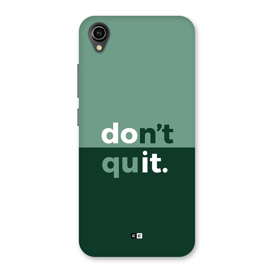 Do Not Quit Back Case for Vivo Y90