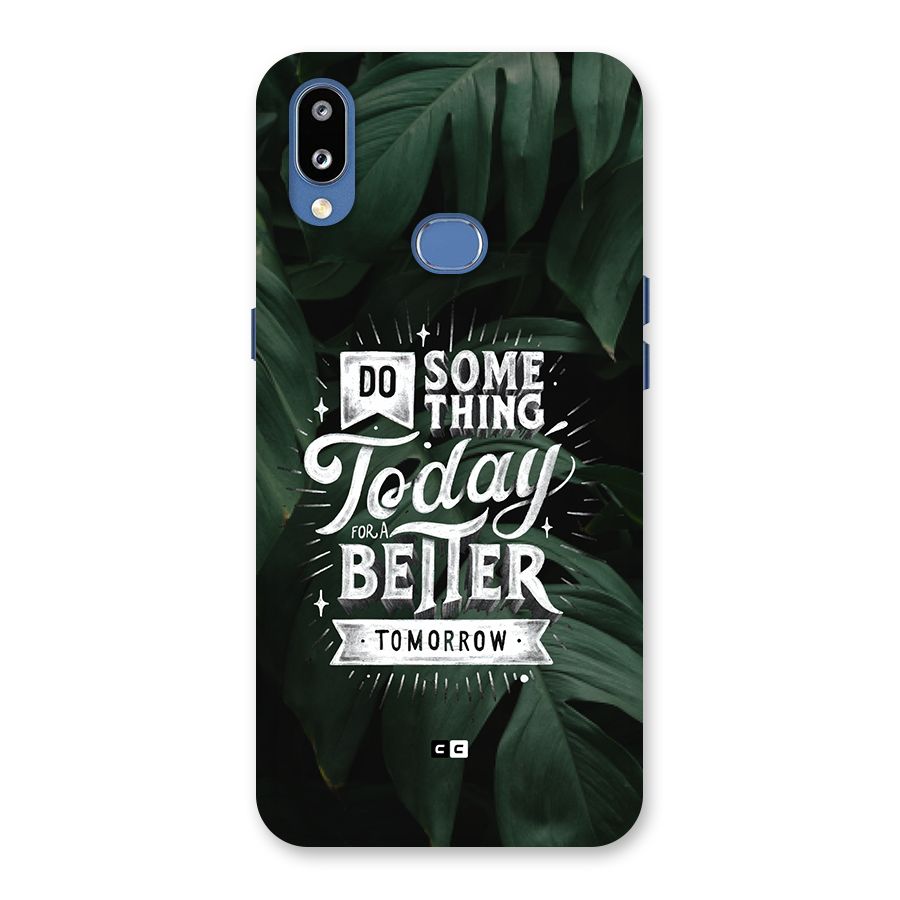 Do Something Back Case for Galaxy M01s