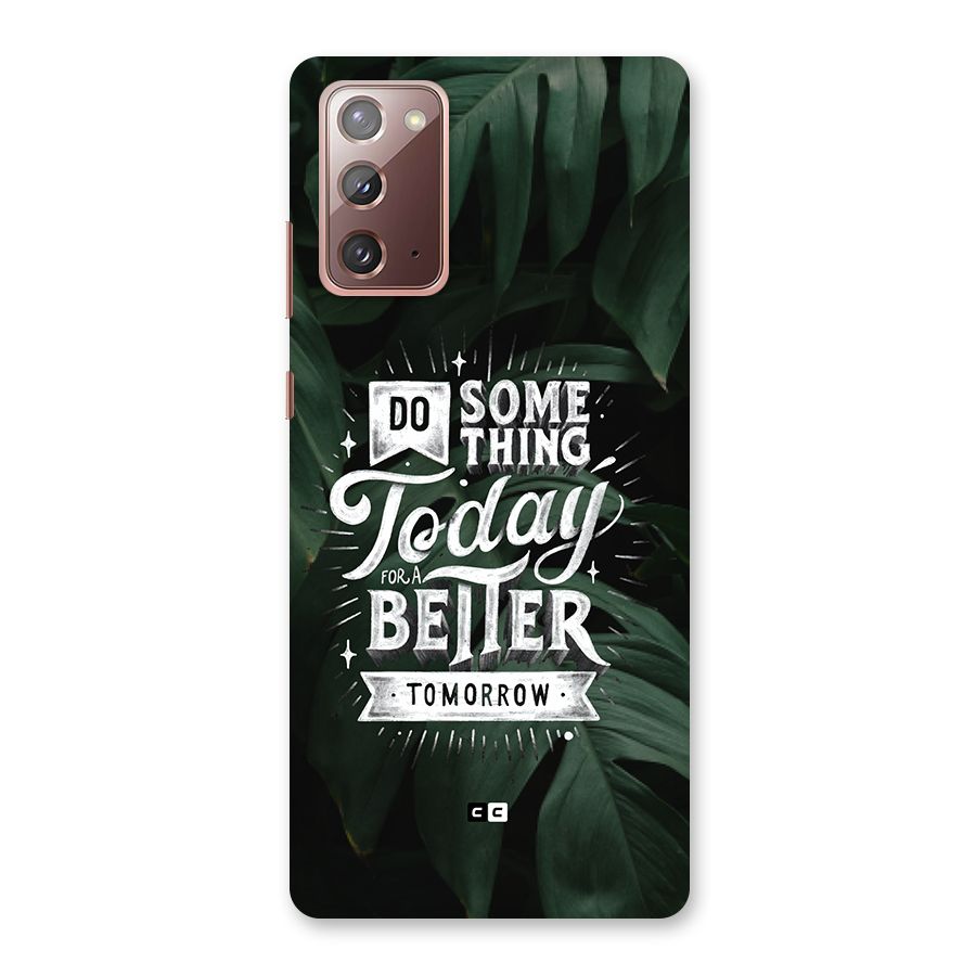 Do Something Back Case for Galaxy Note 20