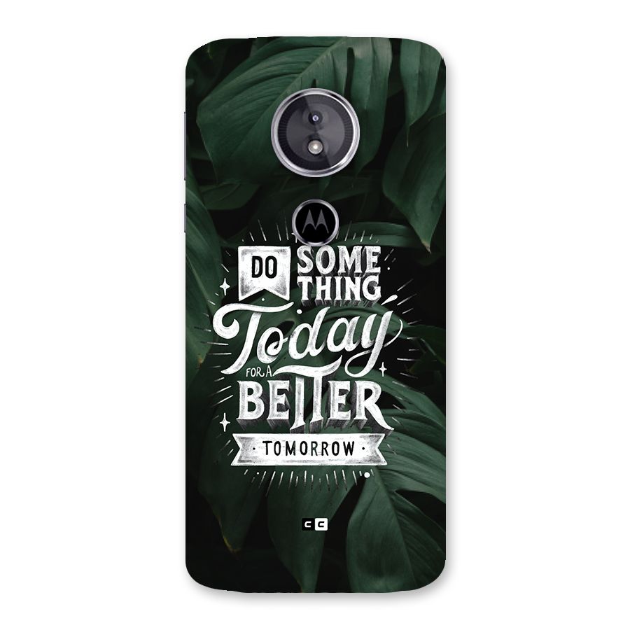 Do Something Back Case for Moto E5