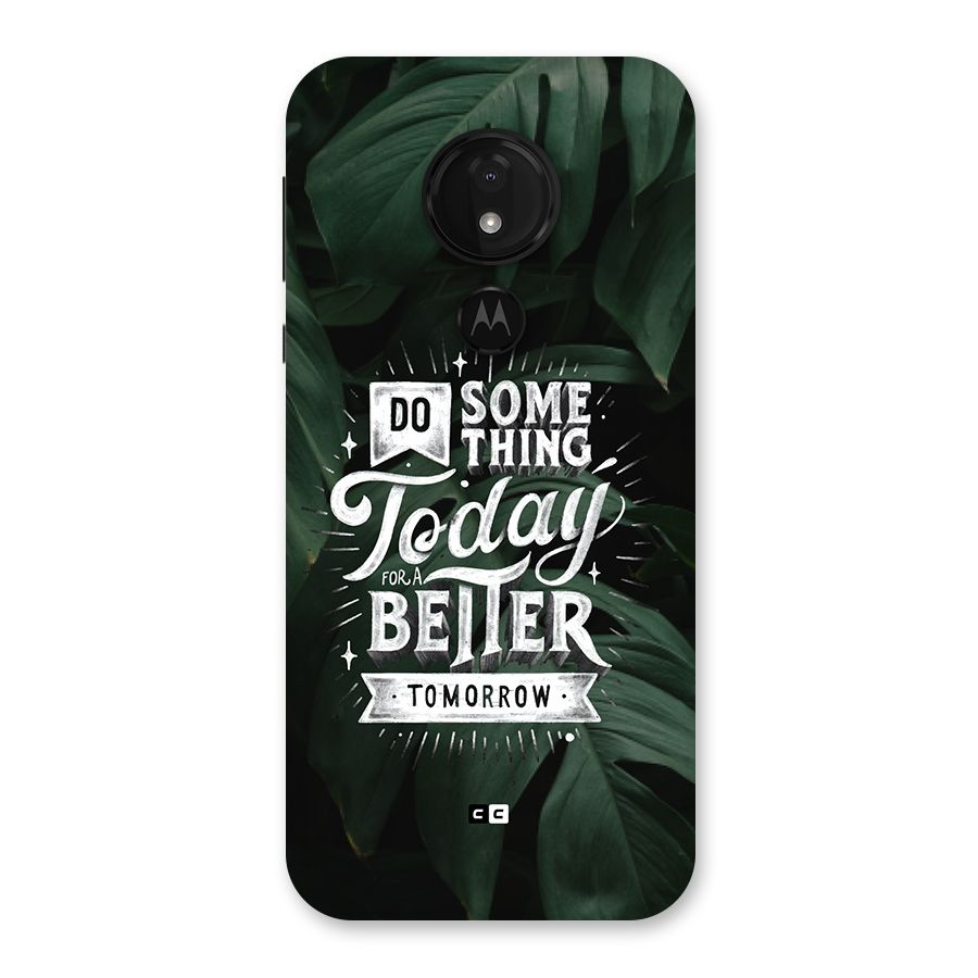 Do Something Back Case for Moto G7 Power