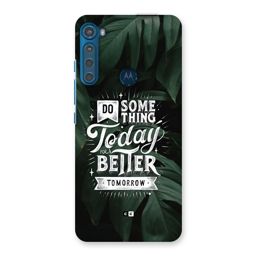 Do Something Back Case for Motorola One Fusion Plus