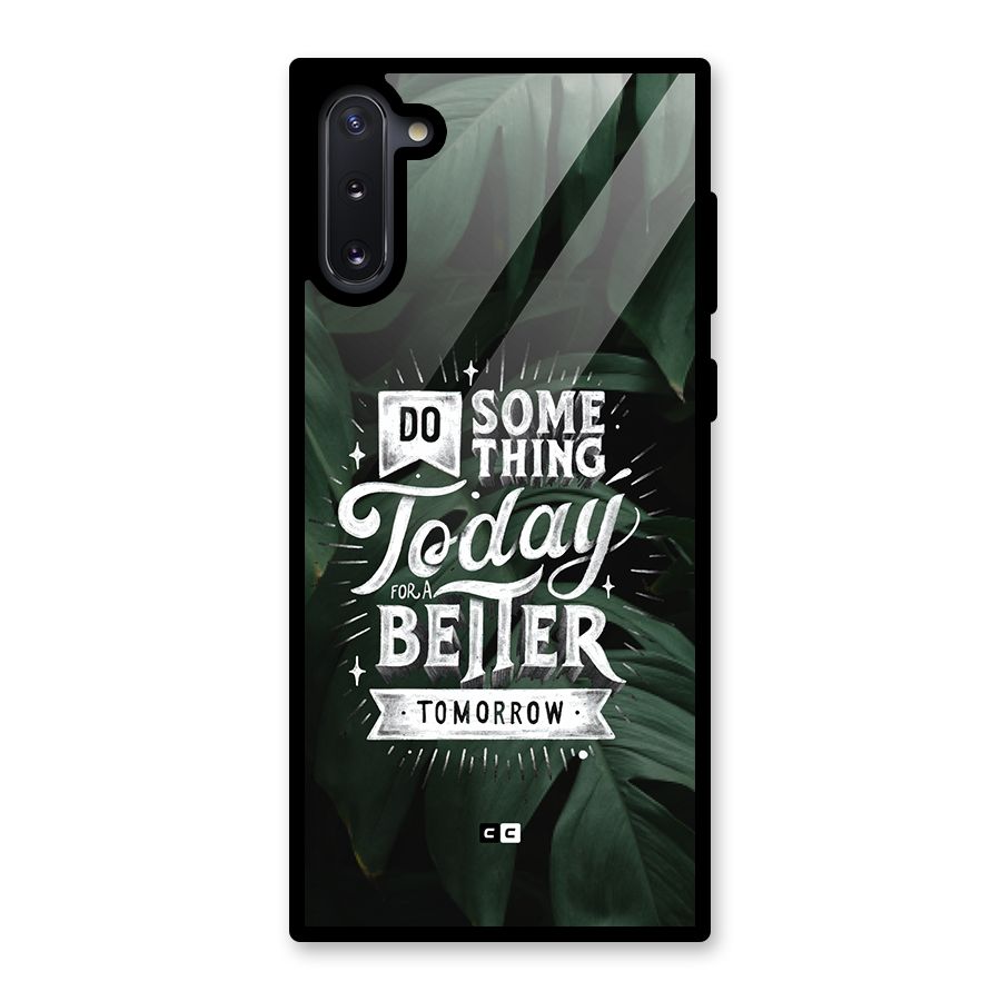 Do Something Glass Back Case for Galaxy Note 10