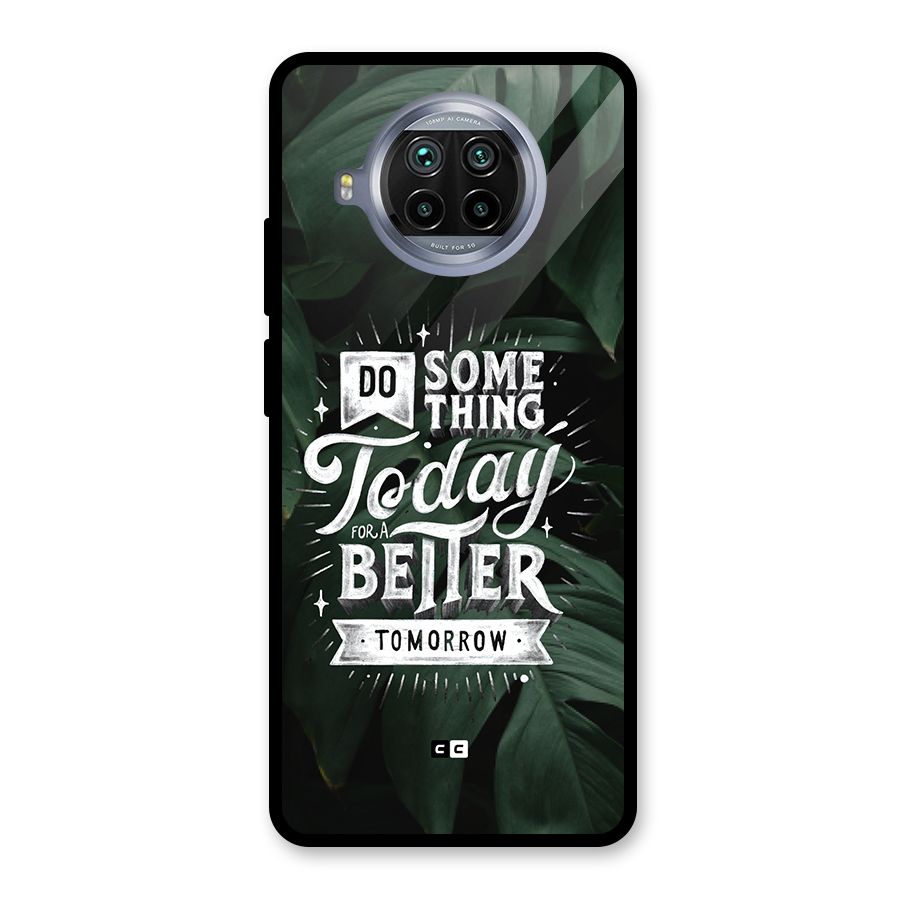 Do Something Glass Back Case for Mi 10i