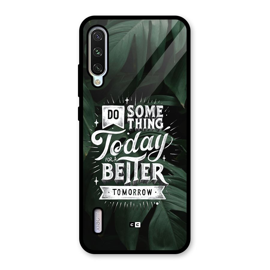 Do Something Glass Back Case for Mi A3