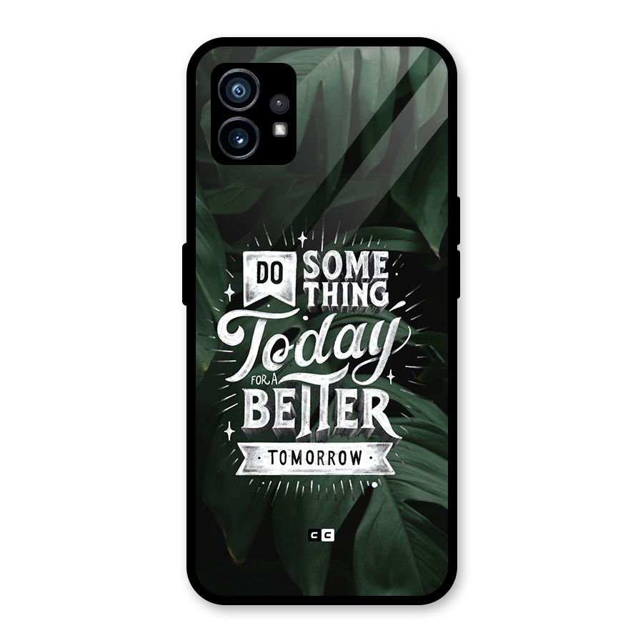 Do Something Glass Back Case for Nothing Phone 1