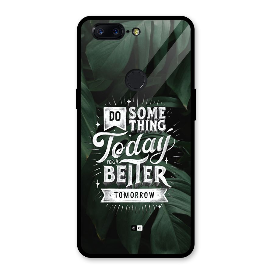 Do Something Glass Back Case for OnePlus 5T