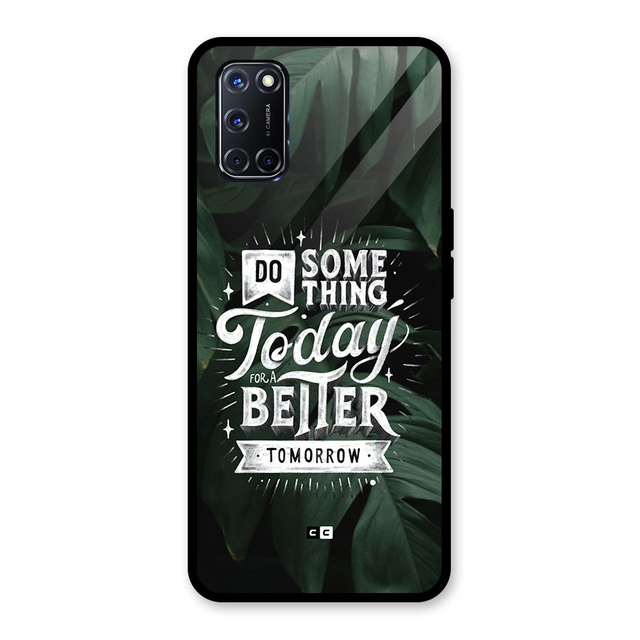 Do Something Glass Back Case for Oppo A52