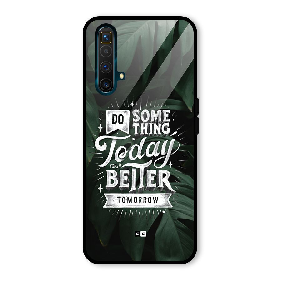 Do Something Glass Back Case for Realme X3