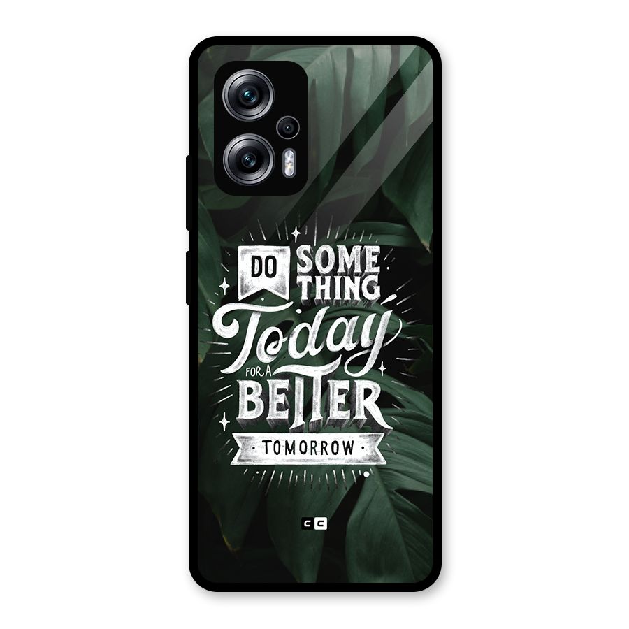 Do Something Glass Back Case for Redmi K50i