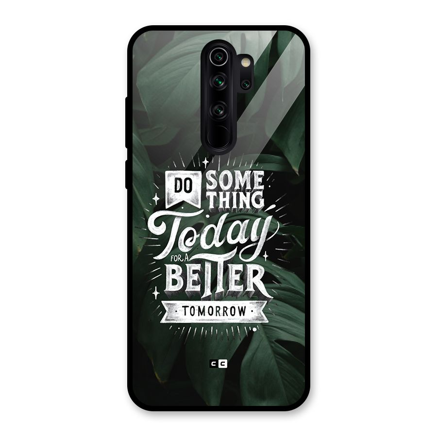 Do Something Glass Back Case for Redmi Note 8 Pro