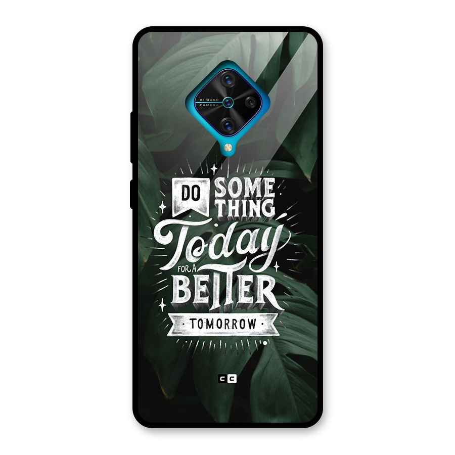 Do Something Glass Back Case for Vivo S1 Pro