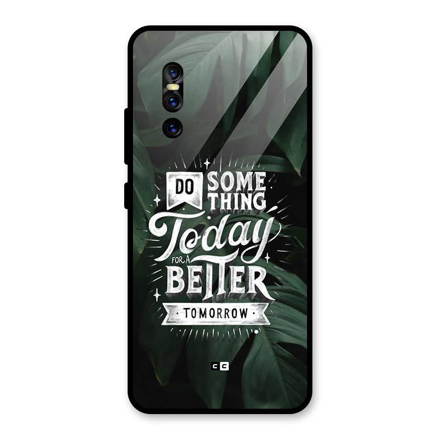 Do Something Glass Back Case for Vivo V15 Pro
