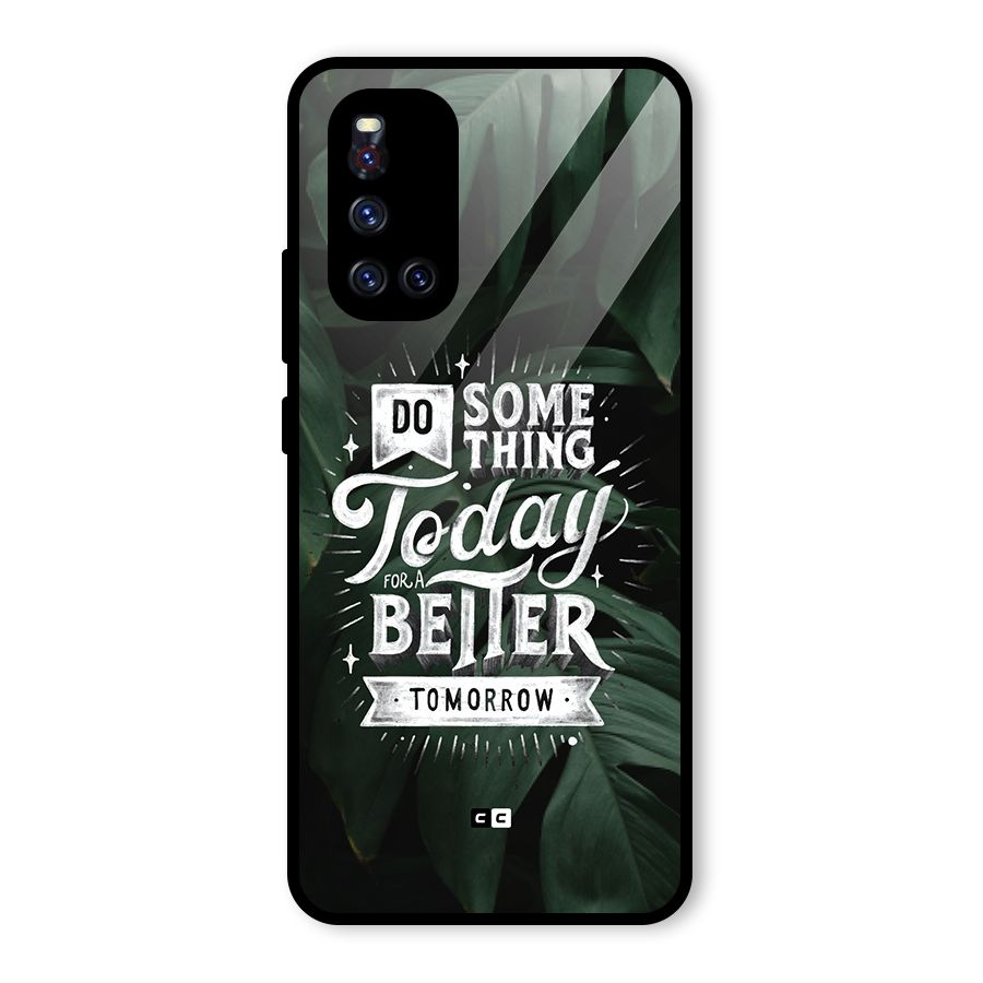 Do Something Glass Back Case for Vivo V19