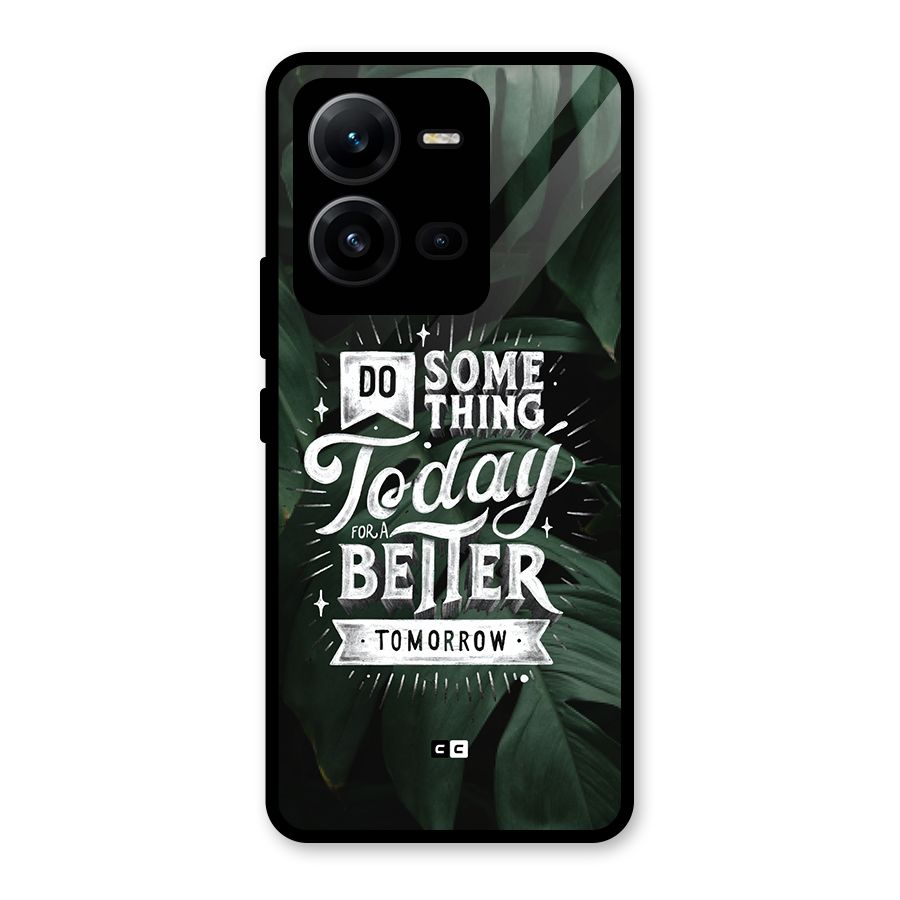 Do Something Glass Back Case for Vivo V25
