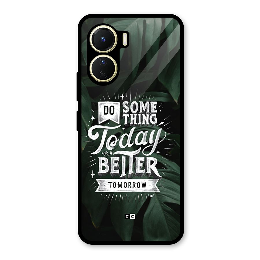 Do Something Glass Back Case for Vivo Y16