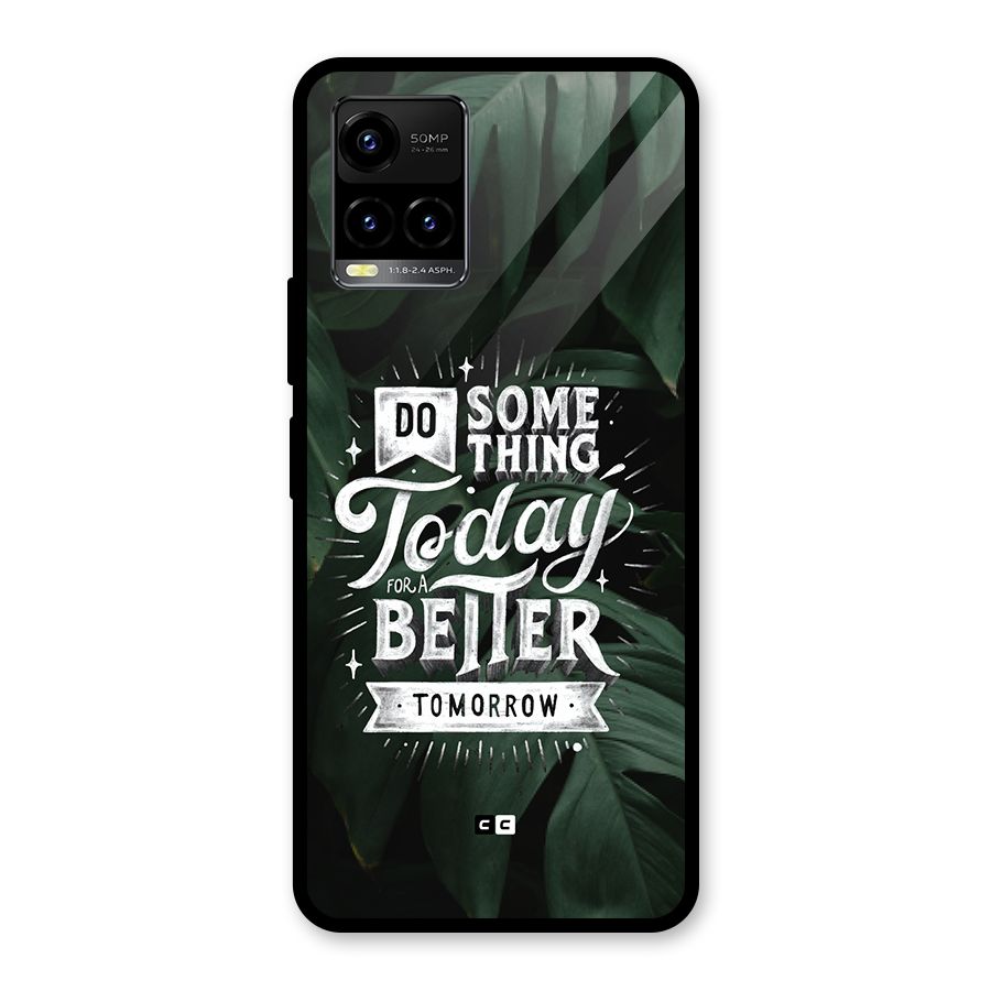 Do Something Glass Back Case for Vivo Y21T