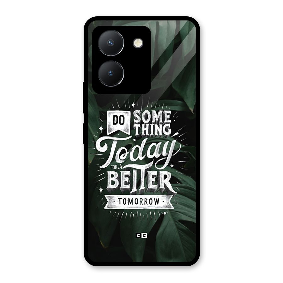 Do Something Glass Back Case for Vivo Y36
