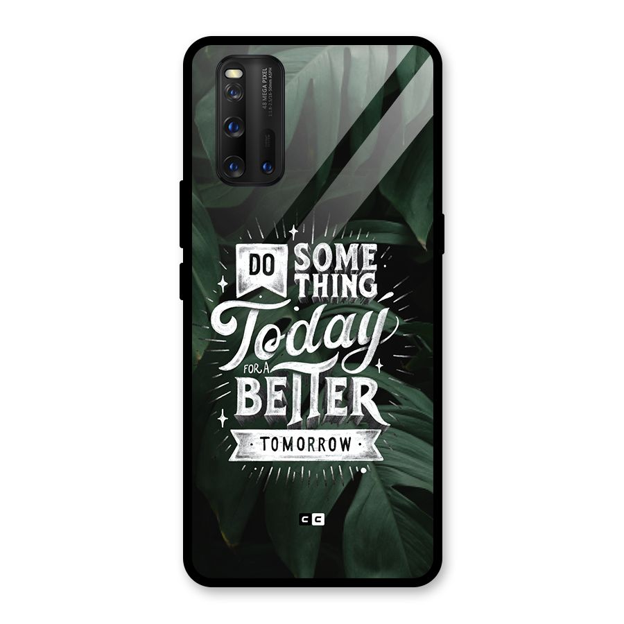 Do Something Glass Back Case for Vivo iQOO 3