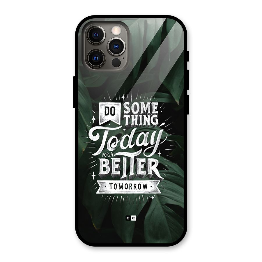 Do Something Glass Back Case for iPhone 12 Pro