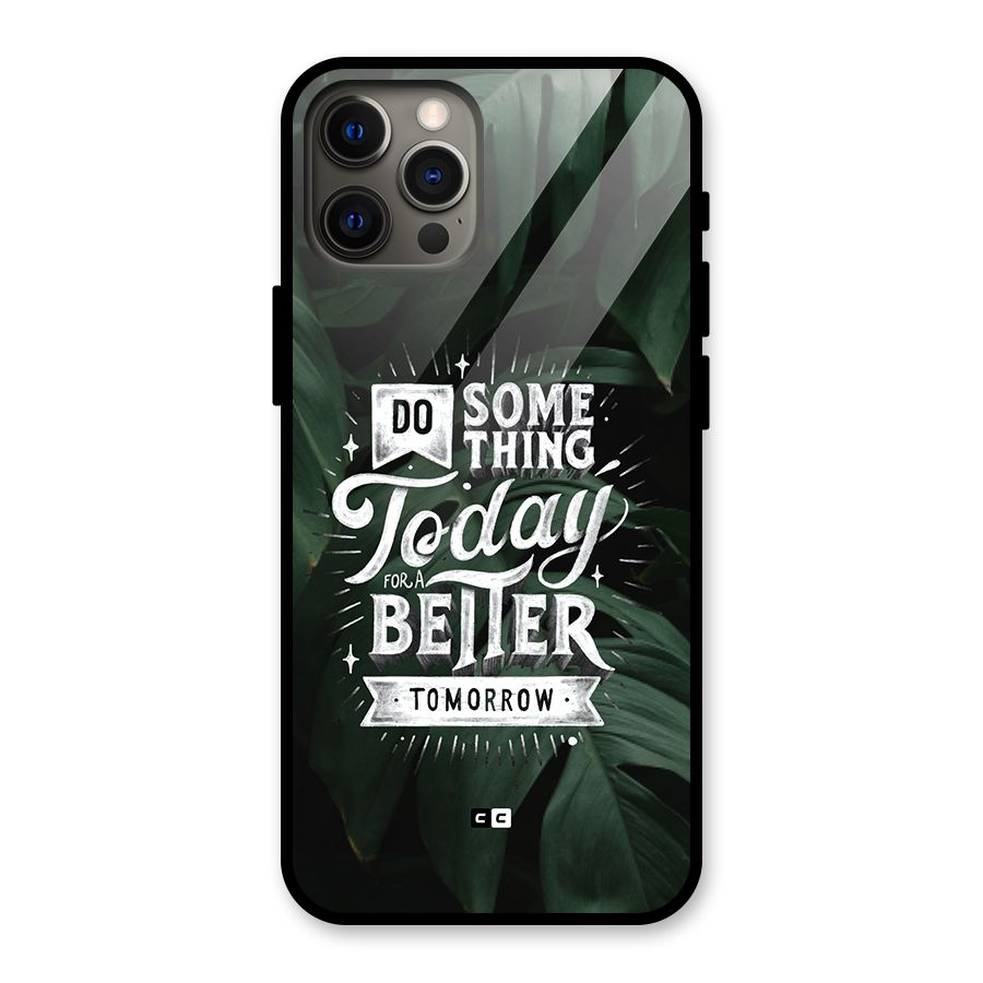 Do Something Glass Back Case for iPhone 12 Pro Max