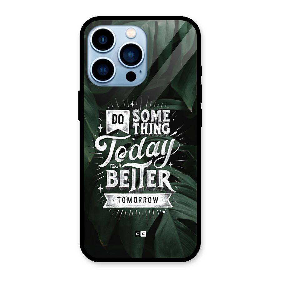 Do Something Glass Back Case for iPhone 13 Pro