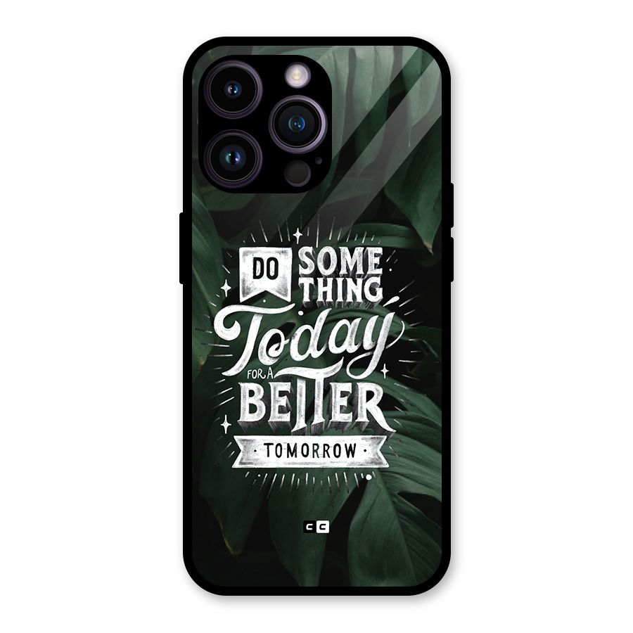 Do Something Glass Back Case for iPhone 14 Pro Max