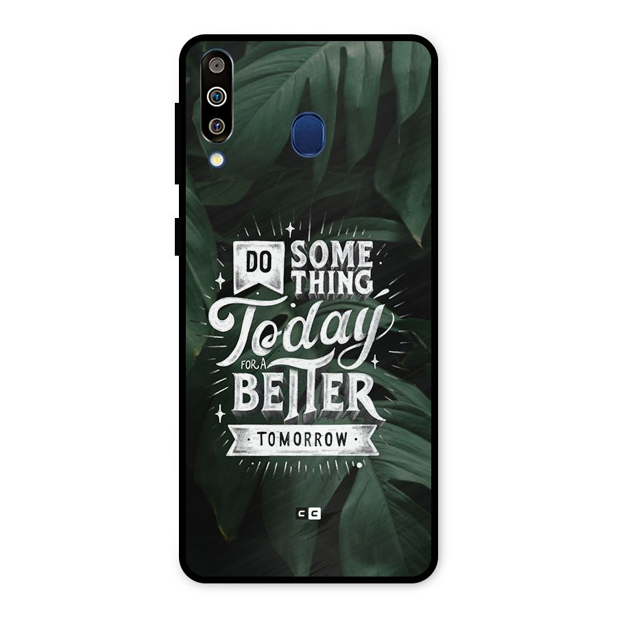 Do Something Metal Back Case for Galaxy M30