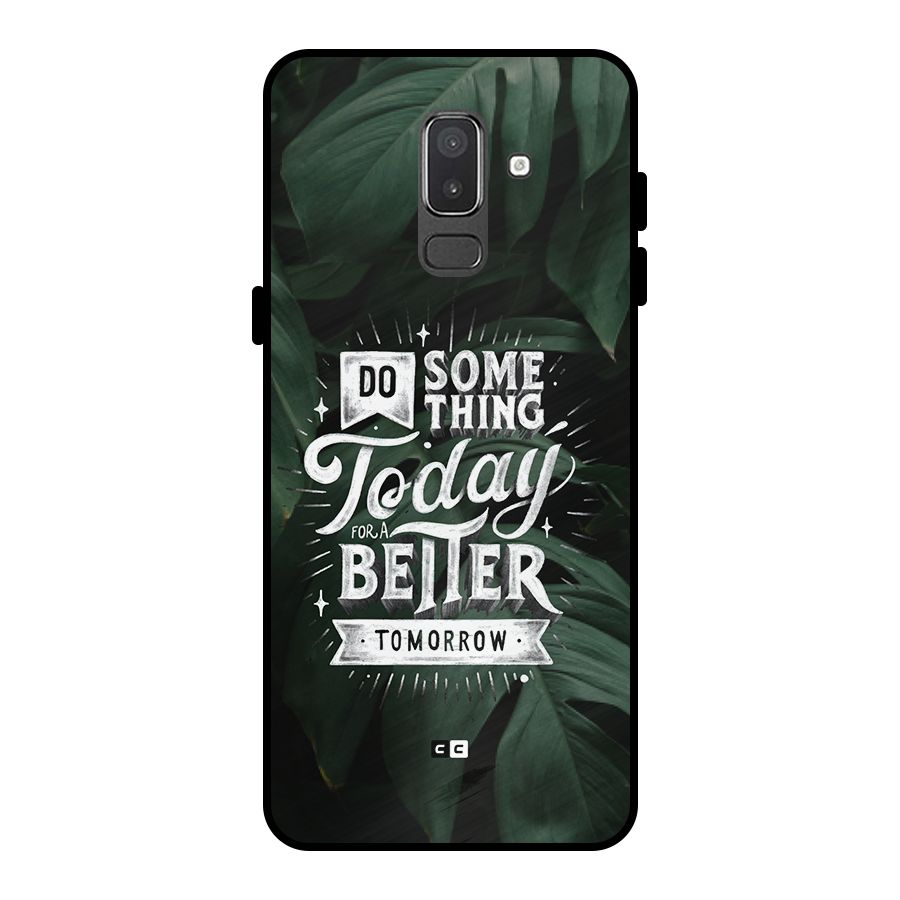Do Something Metal Back Case for Galaxy On8 (2018)