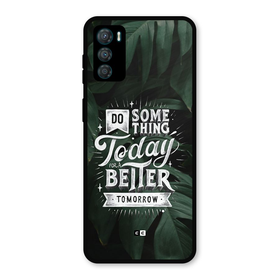Do Something Metal Back Case for Moto G42