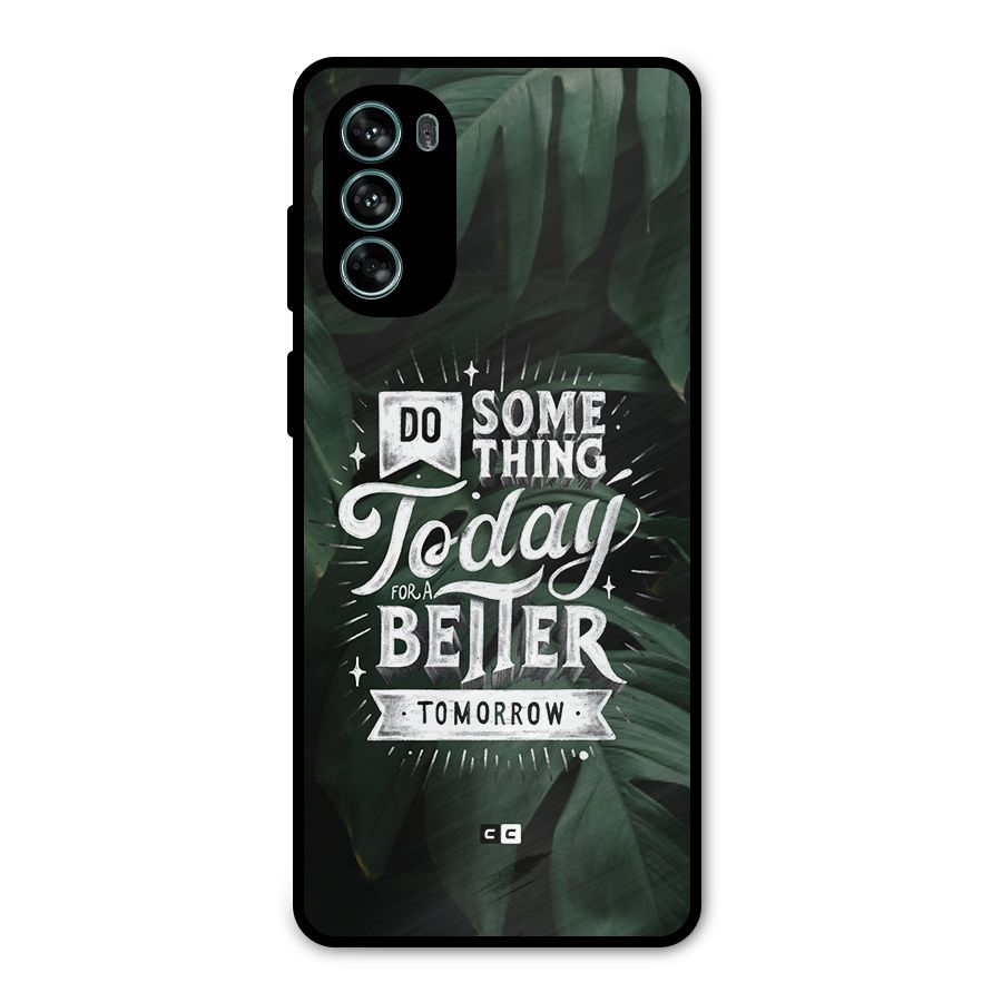 Do Something Metal Back Case for Moto G62