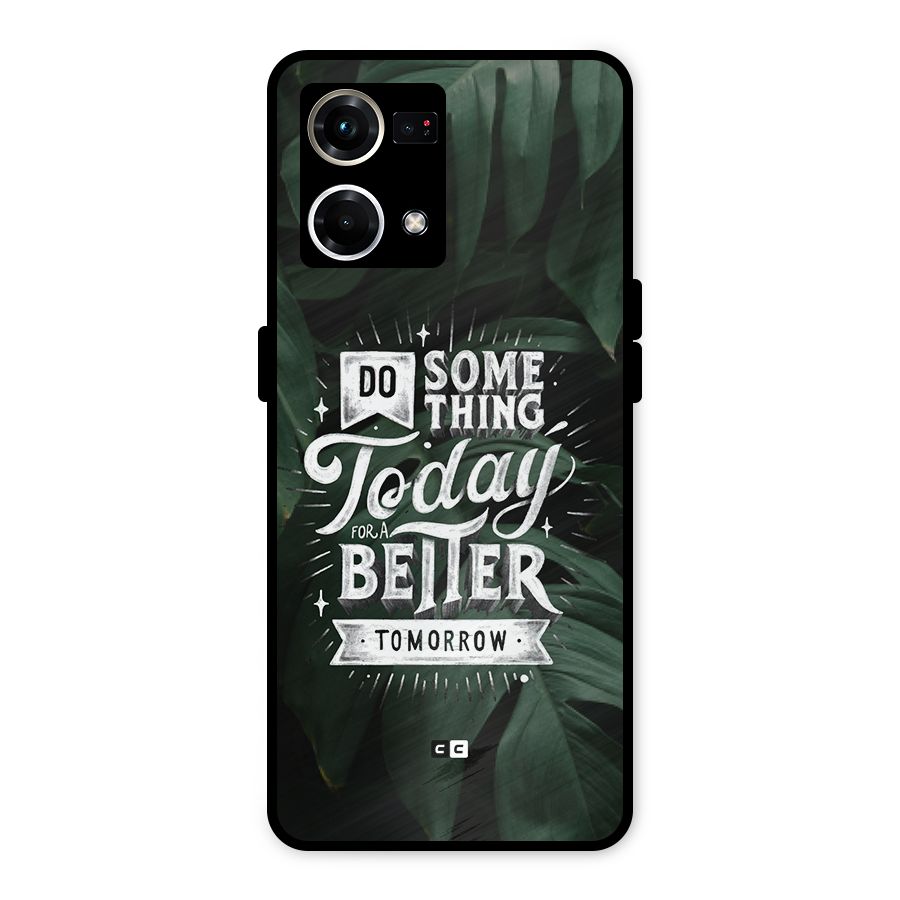 Do Something Metal Back Case for Oppo F21s Pro 4G