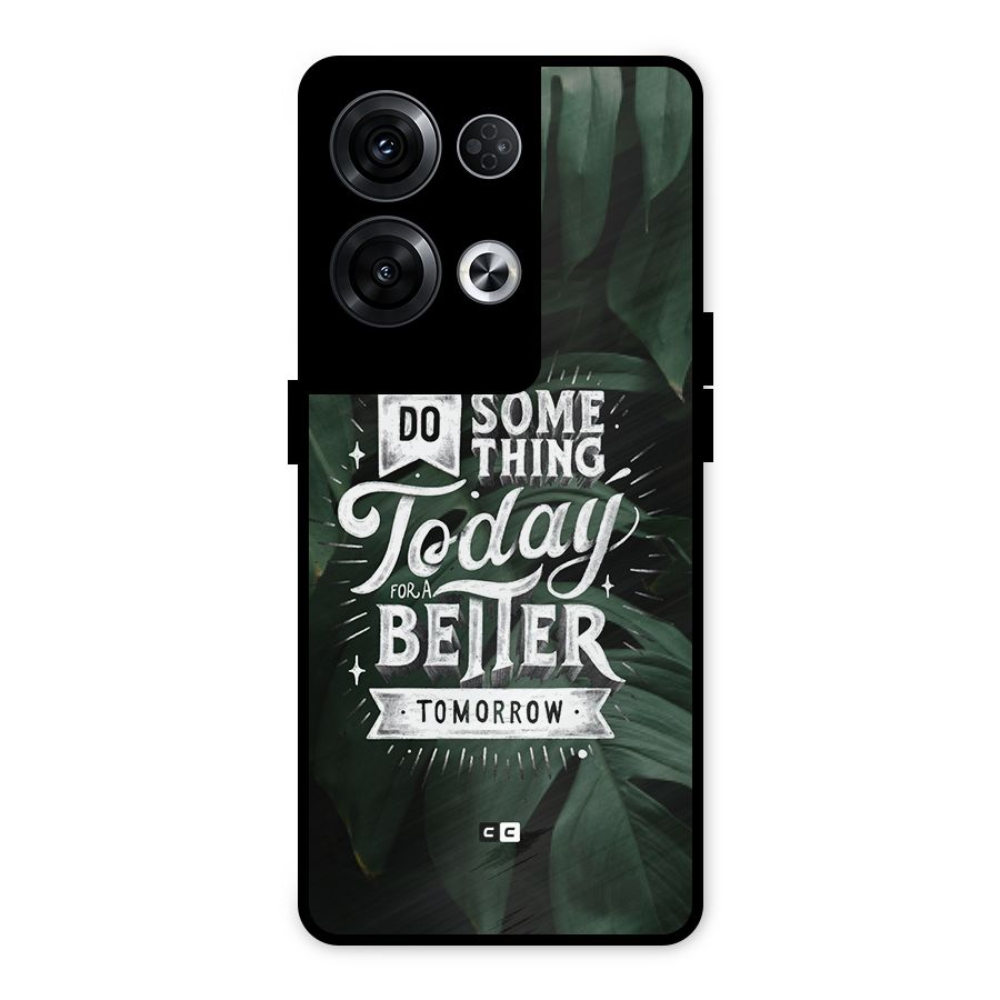 Do Something Metal Back Case for Oppo Reno8 Pro 5G