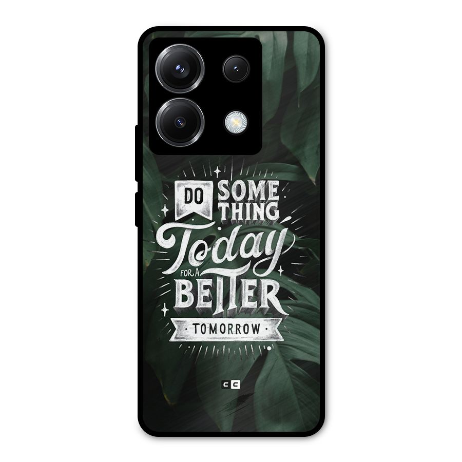 Do Something Metal Back Case for Poco X6