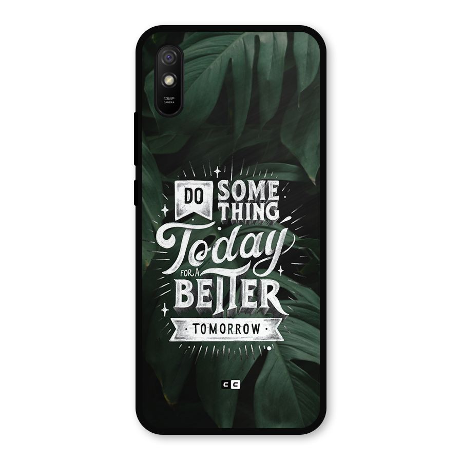 Do Something Metal Back Case for Redmi 9i