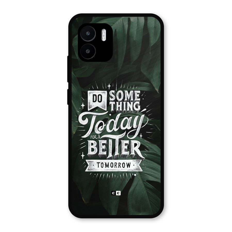 Do Something Metal Back Case for Redmi A1