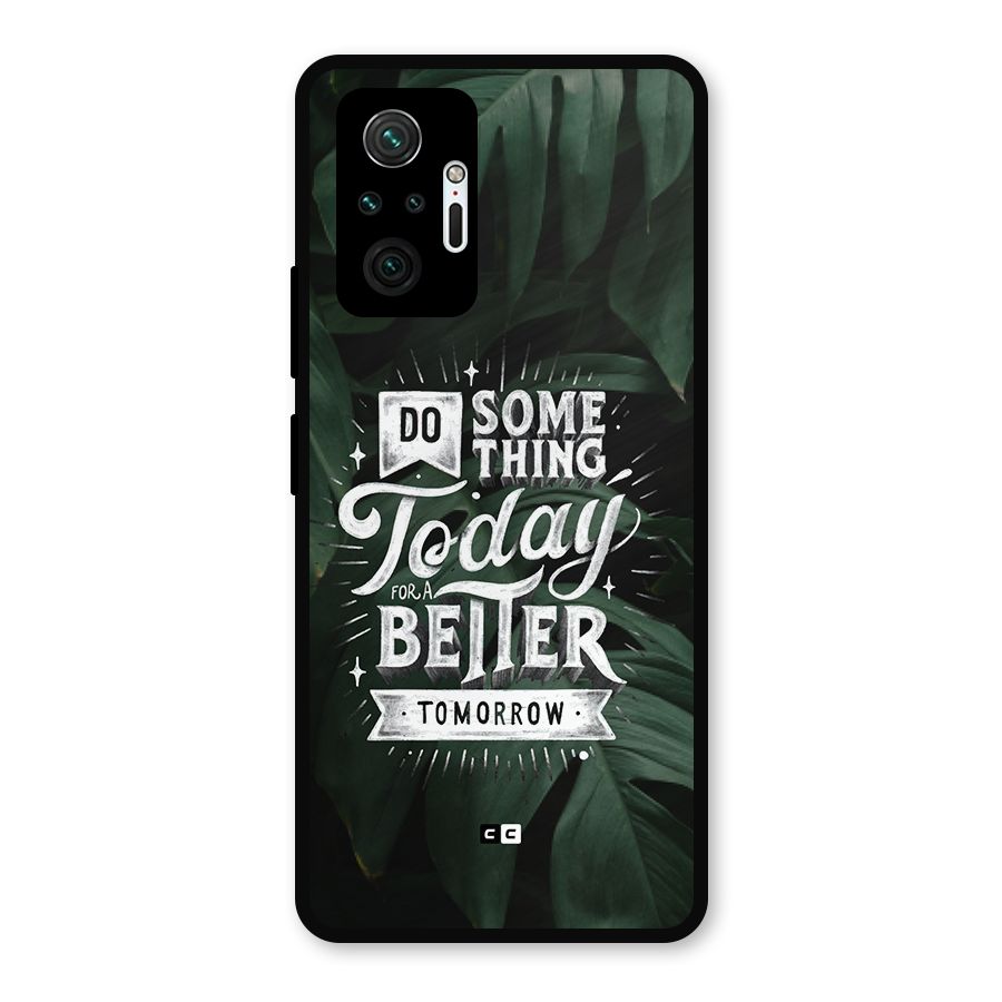 Do Something Metal Back Case for Redmi Note 10 Pro Max