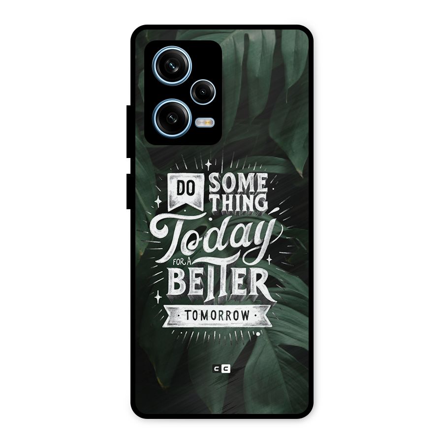 Do Something Metal Back Case for Redmi Note 12 Pro