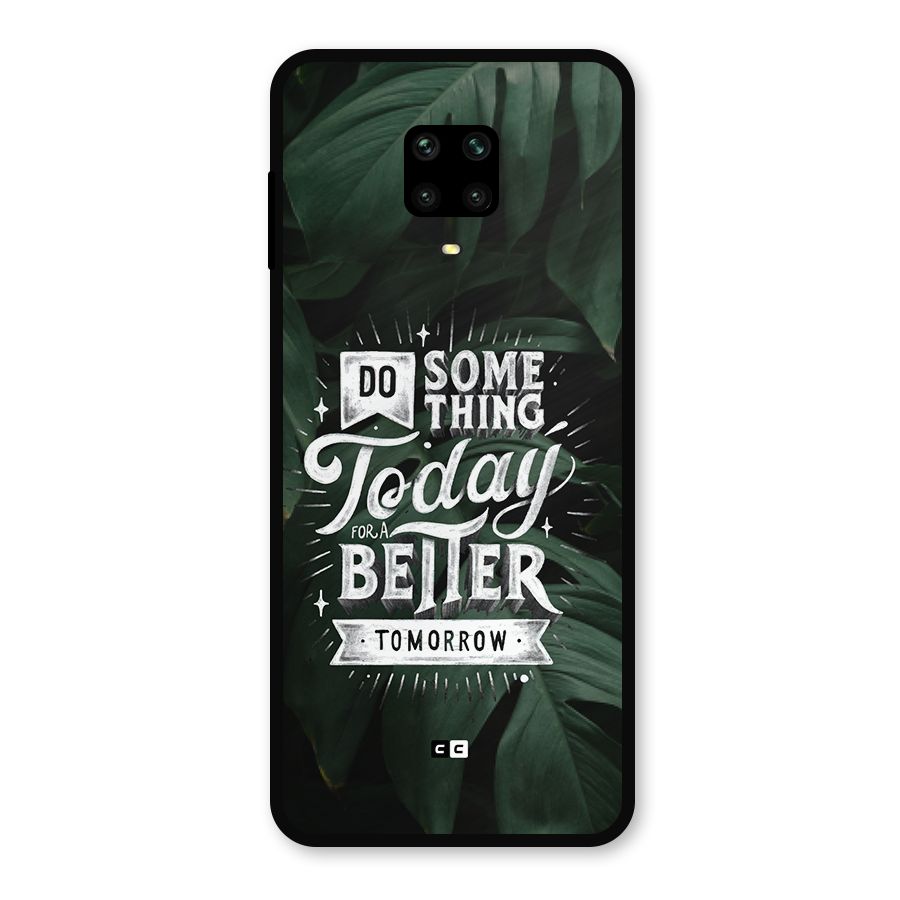 Do Something Metal Back Case for Redmi Note 9 Pro