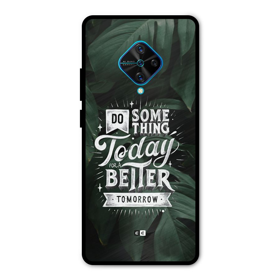 Do Something Metal Back Case for Vivo S1 Pro